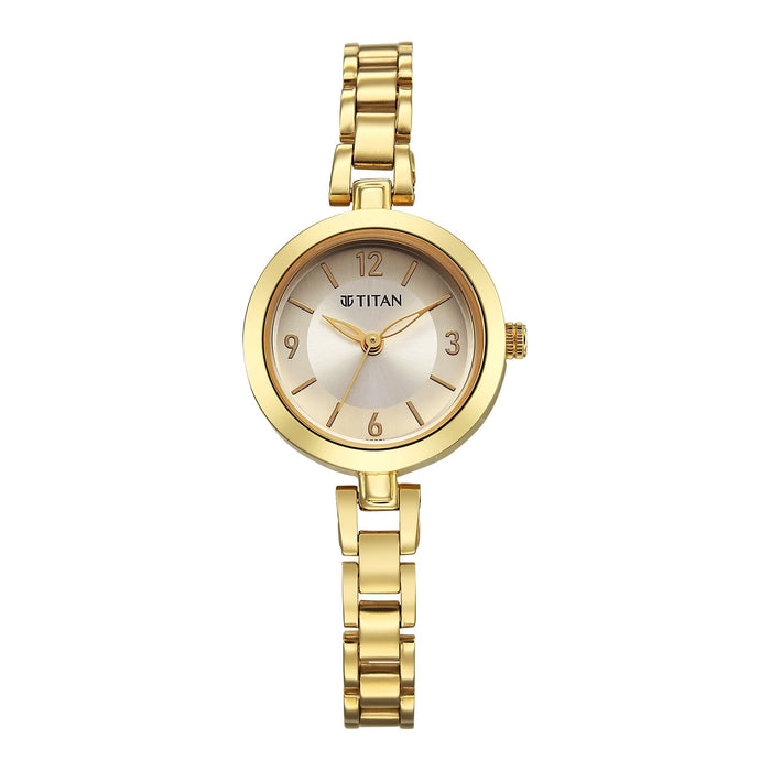 Karishma Radiance Women’s Watch 2598YM05 – Rose Gold Dial, Gold-Tone Stainless Steel Strap, Quartz
