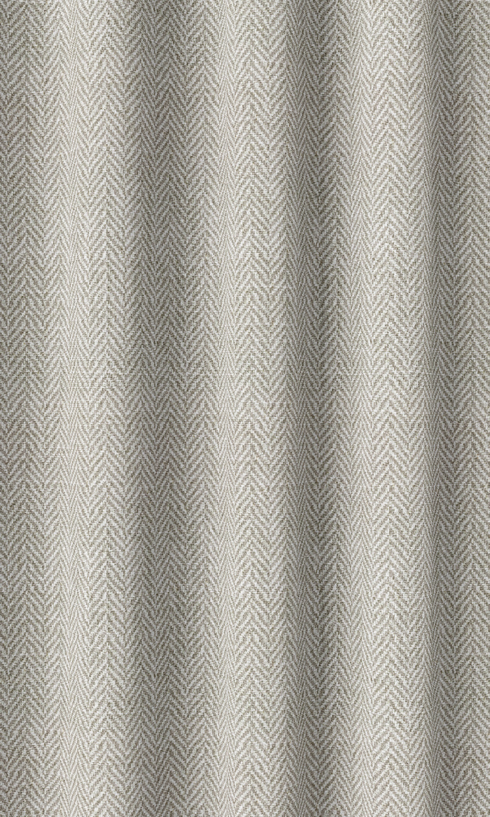 Herringbone Print Home Décor Fabric By the Metre (Grey/ White)