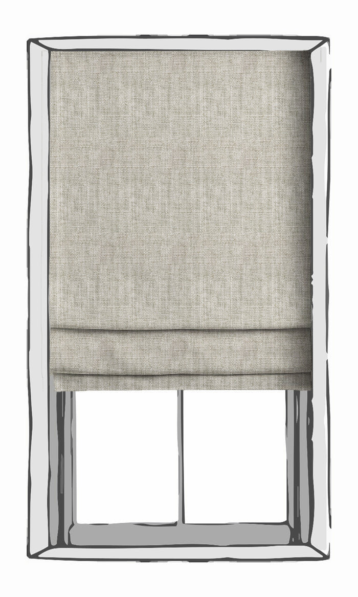 Herringbone Print Home Textile Fabric Material By the Metre (Grey/ White)