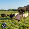 Kentucky Long Distance Cow Bell with Roller Eye Copper Finish 3-7/8"