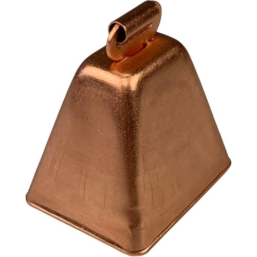 Kentucky Long Distance Cow Bell with Roller Eye Copper Finish 3-7/8"
