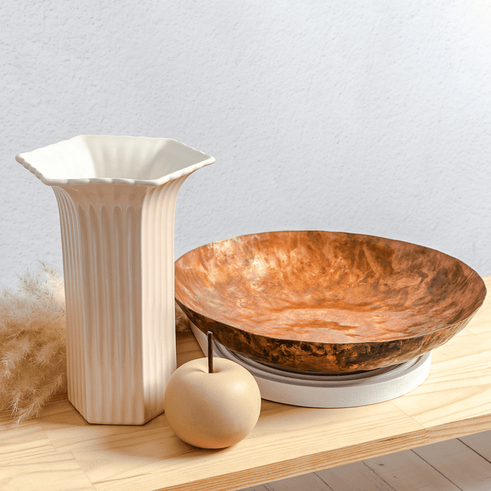 Large Hammered Copper Bowl