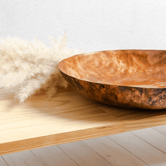 Large Hammered Copper Bowl
