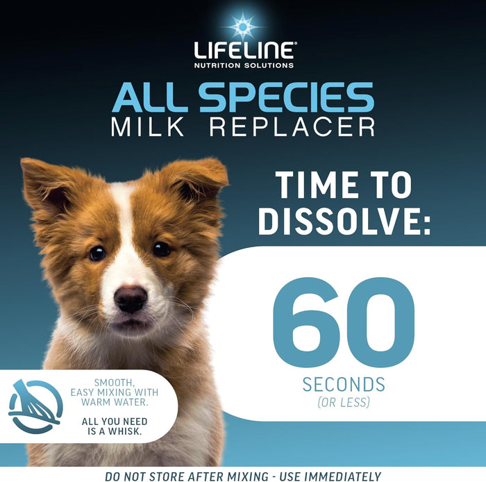 Lifeline All Species 4 Lb Milk Replacer 26% Protein Kittens Puppies Lambs