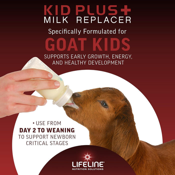Lifeline Kid Plus+ 6 Lb Milk Replacer 23% Protein Goat Kids Lifepulse