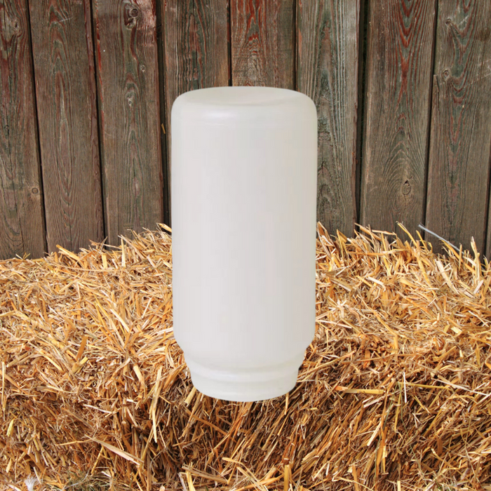 Little Giant 1 Quart Chick Jar & Waterer Base Set Red Baby Poultry Drinker