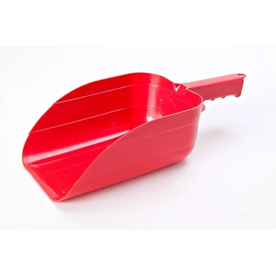 Little Giant 5 Pint Plastic Utility Scoop Red Feed Grain Food Scoop