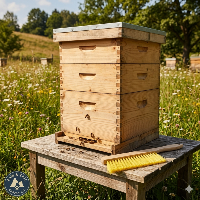Little Giant Beekeeping Brush 14-in Soft Bee Hive Brush for Hive Inspections