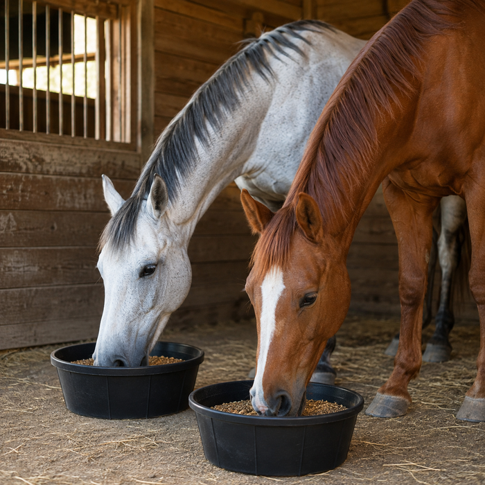 Little Giant DuraFlex Rubber Feed Pan 8 Quart 2 Gallon Horses & Livestock