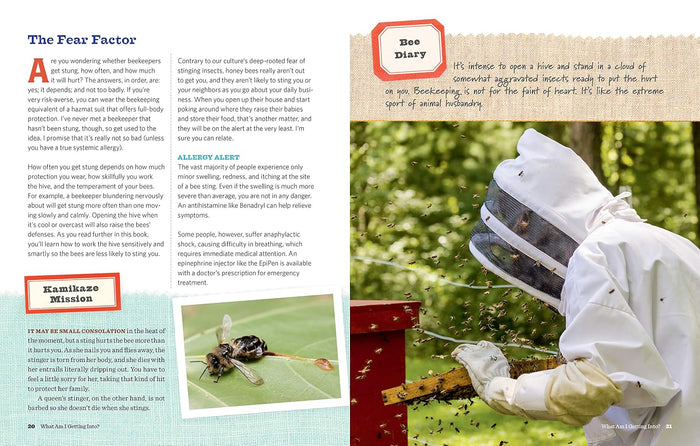 Little Giant Homegrown Honey Bees Book Beginner Beekeeping Guide