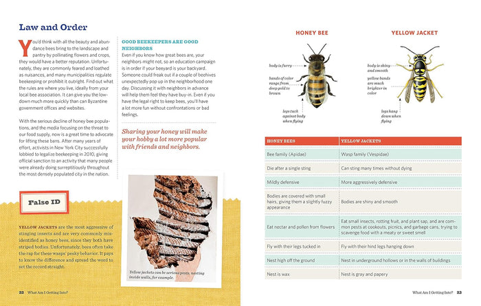Little Giant Homegrown Honey Bees Book Beginner Beekeeping Guide