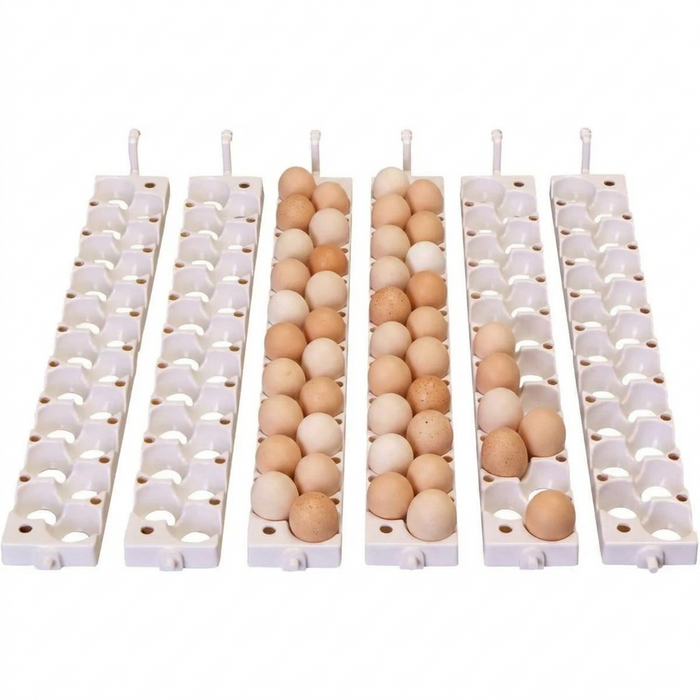 Little Giant Quail Rails Model 6300 Egg Turner 120 Eggs Dishwasher Safe USA Made