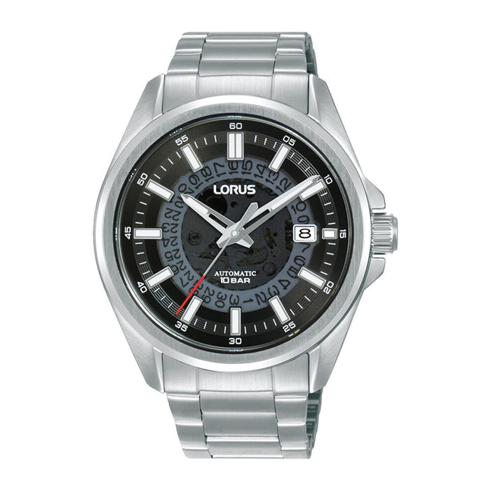 Lorus classic black dial stainless steel watch for man RU401AX9