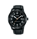 Lorus Classic Black leather strap Men's Watch RH941HX9