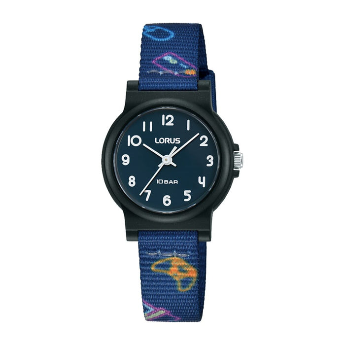 Lorus Dark blue dial Plastic case watch for Women RRX45JX9