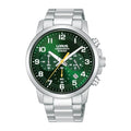 Lorus dark green dial stainless steel watch for men RT329KX9