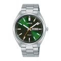 Lorus Dark green sunray dial stainless steel watch for men RH367AX9