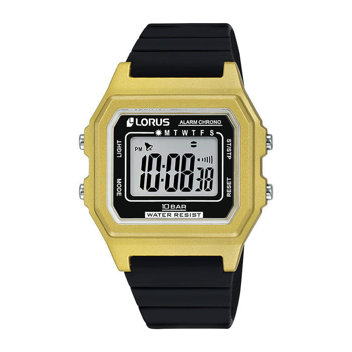 Lorus Digital R2309NX9, Black, strap