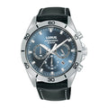 Lorus Greyish blue sunray dial stainless steel watch for men RT341KX9