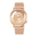 Lorus light Pink gold sunray dial stainless steel watch for women RG272SX9