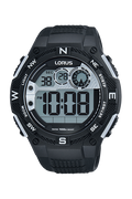 LORUS Silicone Digital Watch for men's R2307LX9