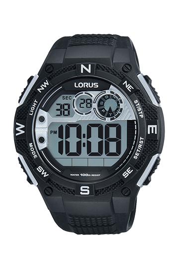 LORUS Silicone Digital Watch for men's R2307LX9