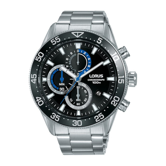Lorus Sports Chronograph Stainless Steel Men's Watch RM335FX9