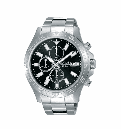 Lorus Sports Chronograph Stainless Steel Men's Watch RM397DX9