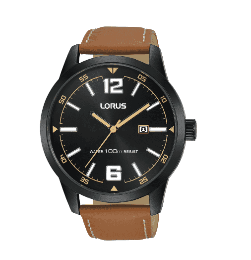 Lorus Sports leather Strap Men's Watch RH985HX9