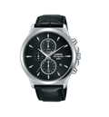 Lorus Urban Chronograph Leather Strap Men's Watch RM395EX8