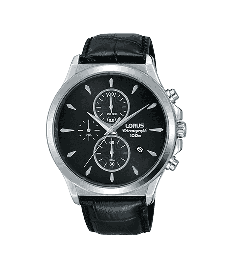 Lorus Urban Chronograph Leather Strap Men's Watch RM395EX8