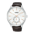 Lorus White sunray dial stainless steel watch for men RN471AX9