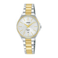 Lorus White sunray dial stainless steel watch for WOmen RJ270BX9