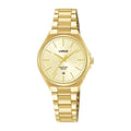 Lorus White sunray dial stainless steel watch for WOmen RJ272BX9