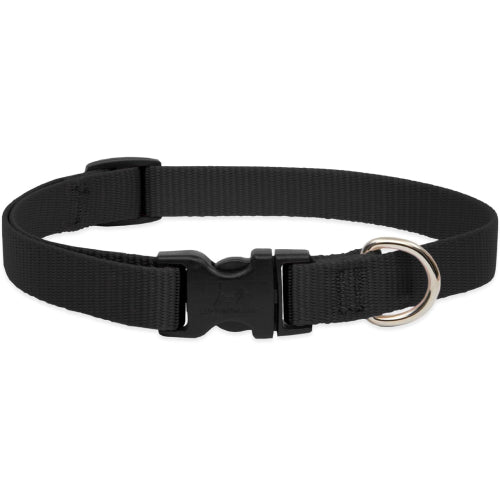 Lupine Pet E-collar Adjustable Nylon Replacement Dog Strap 3/4 inch, Black