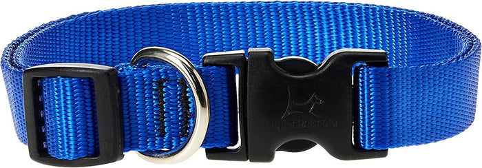 Lupine Pet E-collar Adjustable Nylon Replacement Dog Strap 3/4 inch, Blue