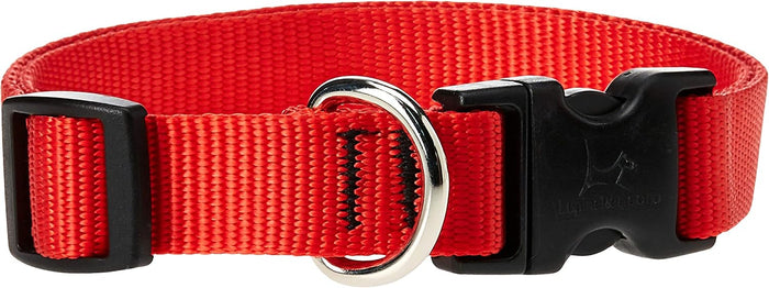 Lupine Pet E-collar Adjustable Nylon Replacement Dog Strap 3/4 inch, Red