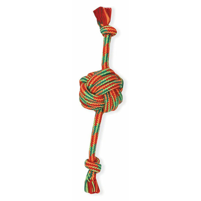 Mammoth Extra Fresh Monkey Fist Ball Rope Dog Toy 18" Assorted Colors