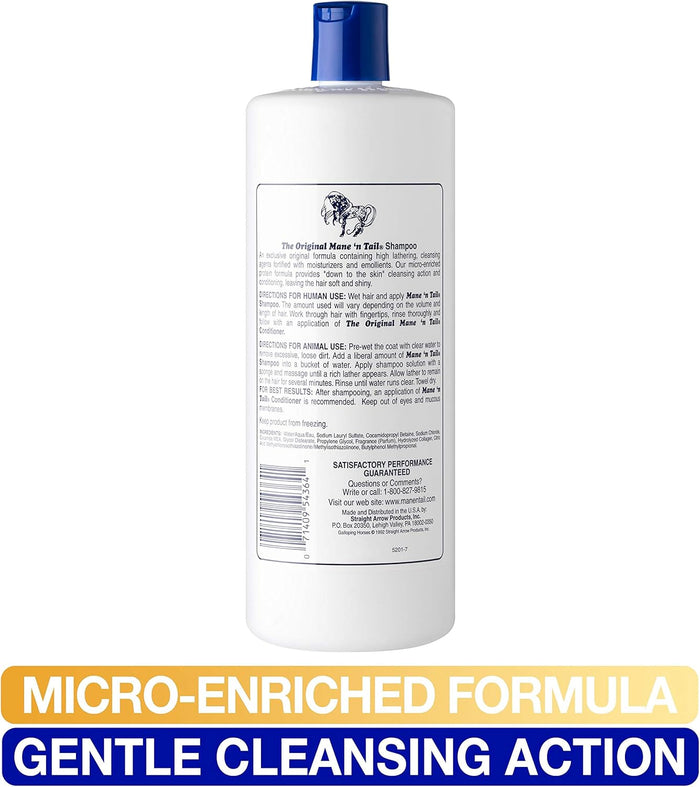Mane 'n Tail and Body Shampoo 32 oz. For Shiny and Manageable Hair