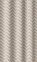 Modern Chevron Print Drapes (Blush Pink/ White)