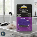 Master Grooming Tools Contoured Grip Flea Comb for Dogs & Cats, Purple