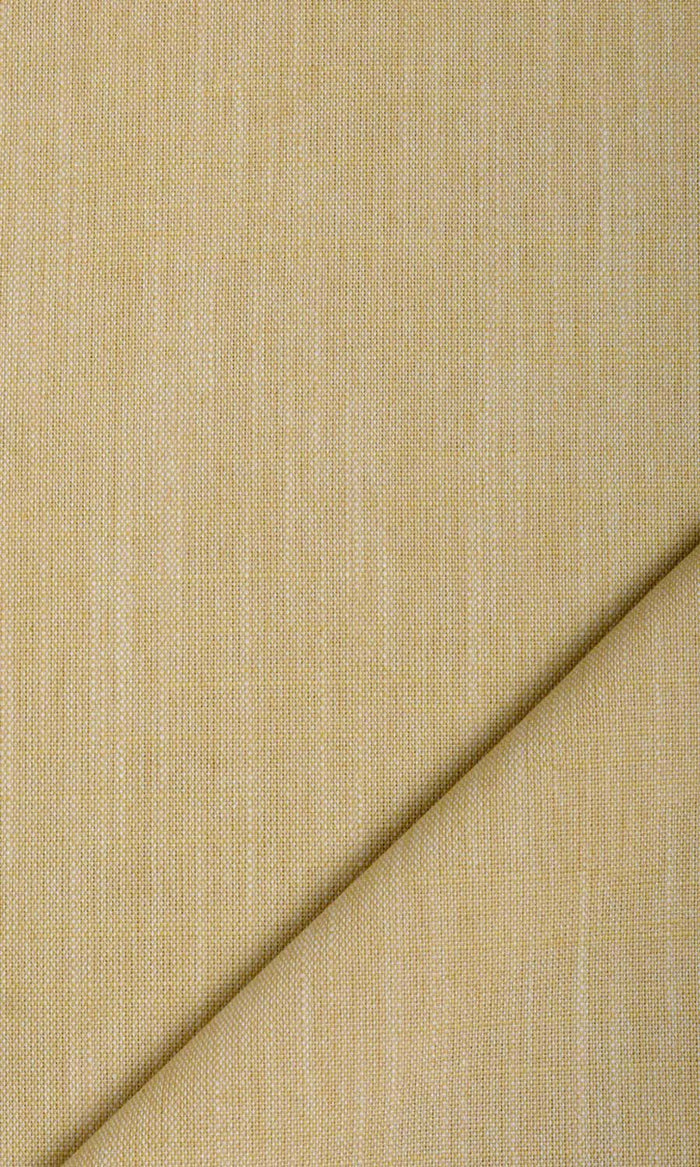 Plain Linen Texture Window Treatments Fabric By the Metre (Ochre Yellow)
