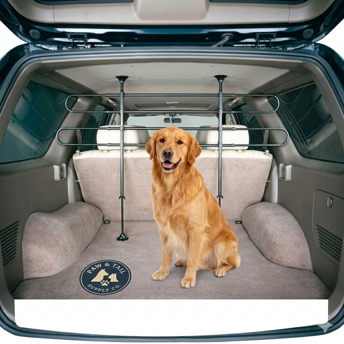 Midwest 4 Bar Tubular Pet Vehicle Barrier Dog Car Safety Divider Adjustable 34-65 In