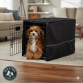 Midwest Quiet Time Pet Crate Cover Black 23″ x 13.5″ x 15″