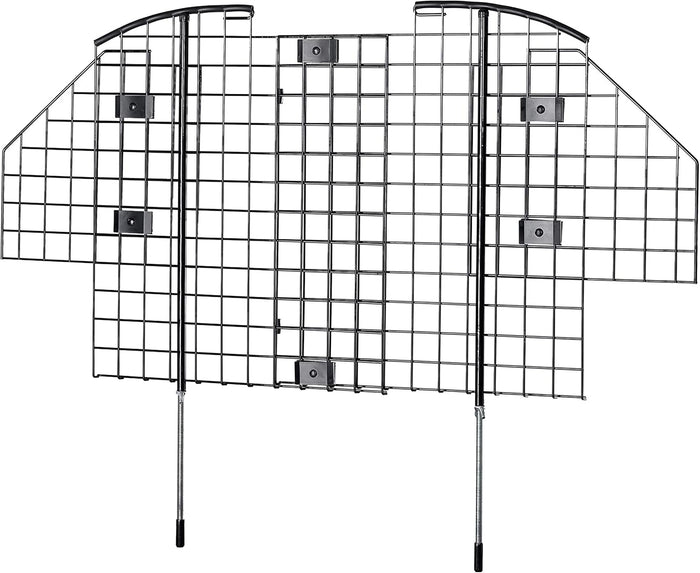 MidWest Universal Wire Mesh Vehicle Pet Barrier for SUVs Vans Wagons Adjustable
