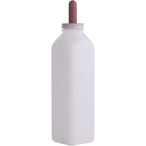 Miller 3 Quart Nursing Bottle with Screw-On Nipple Calf Lamb Kid Feeder
