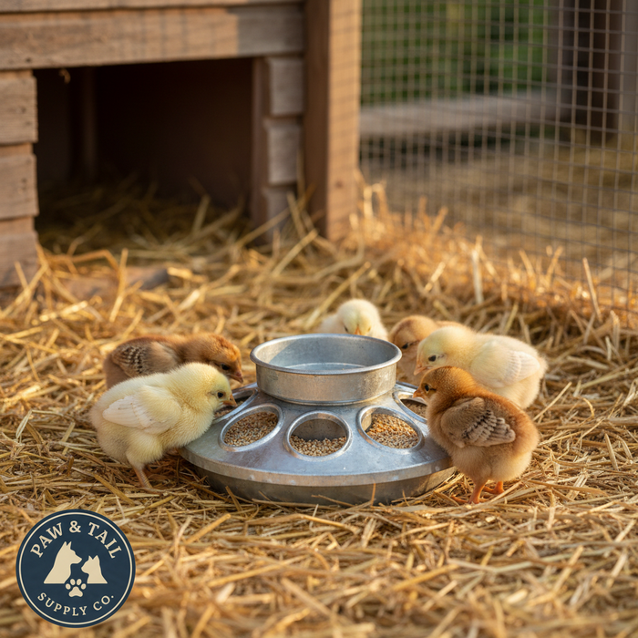 Miller Jar Galvanized Feeder Base for Chick Baby Fits 1 Quart Jar
