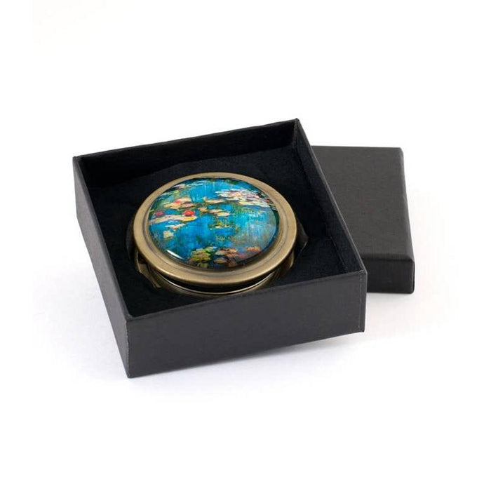 Monet Water Lilies Folding Magnifier | Fine Art Themed Giftable Magnifying Glass-Value Arts-The Bullish Store