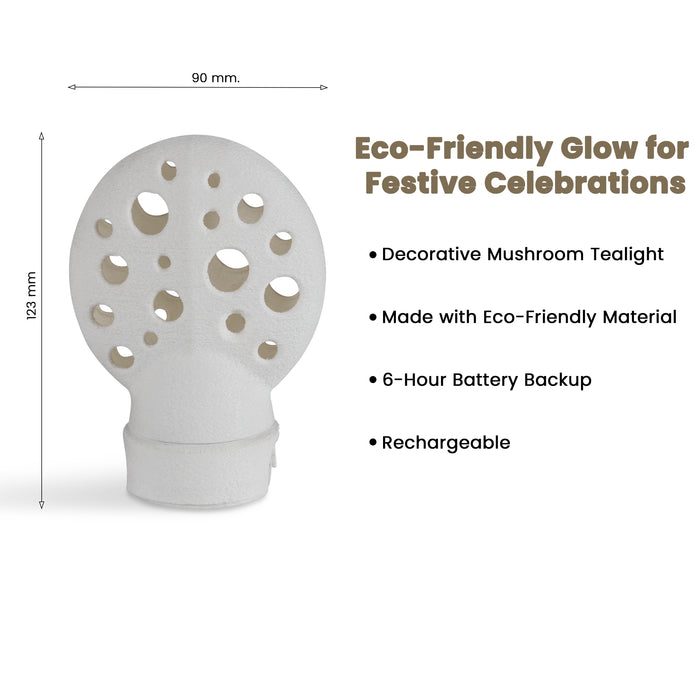 Mushroom : Rechargeable Tealight