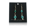 Navajo Earrings Sterling Silver Turquoise Vintage Dangle Handmade